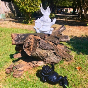 Vaso Gato e Coelho - WD